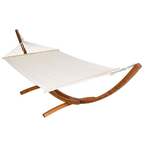 Hamac avec support en bois