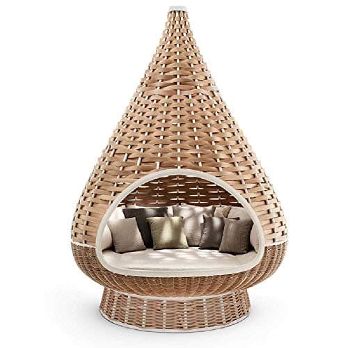 Lit cabane en osier de luxe Gaox pour une ambiance intimiste et exotique