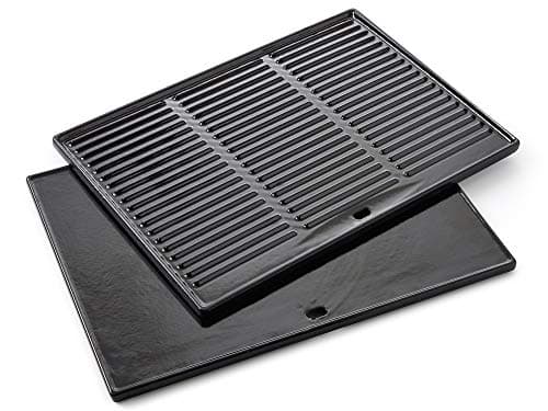 Plancha universelle pour Barbecue Gaz, en fonte émaillée
