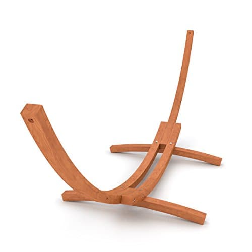 Support original en bois de mélèze pour hamac de jardin