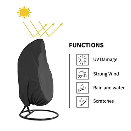 Housse de protection pour fauteuil suspendu de jardin