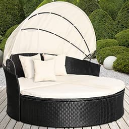 Façon lit de jardin tout rond pour 2