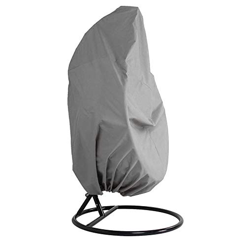 Housse pour fauteuil oeuf suspendu unie  gris