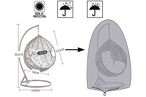 Housse pour fauteuil suspendu imperméable et anti UV