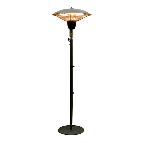 Parasol chauffant sur pied radiant