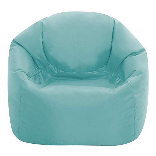 Pouf fauteuil rond d'extérieur Bean Bag bleu turquoise