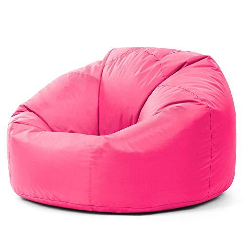 Pouf d'extérieur rond Bean Bag rose