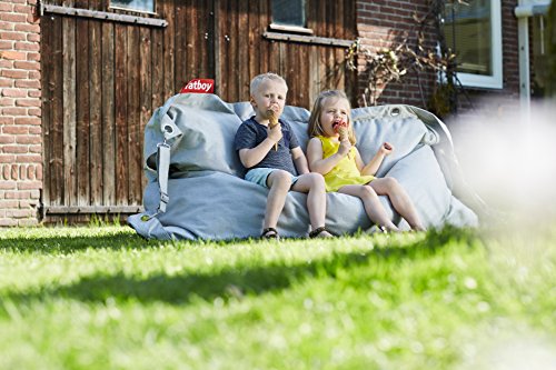 Fatboy Pouf Buggle-up pour jardin bleu metallique