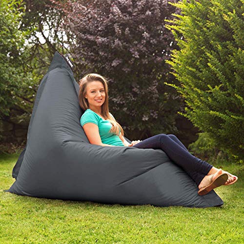 Bean bag de jardin gris Bazaar