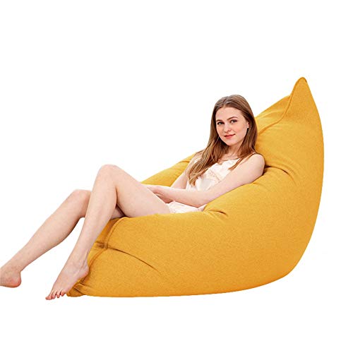 Pouf lit d'extérieur Bean Bag jaune