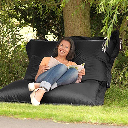 Pouf d'extérieur Bean Bag noir