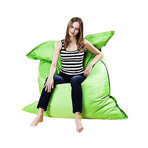 Pouf d'extérieur Bean Bag vert lavable et imperméable