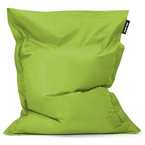 Pouf de jardin Bean Bag rectangulaire vert Bazaar