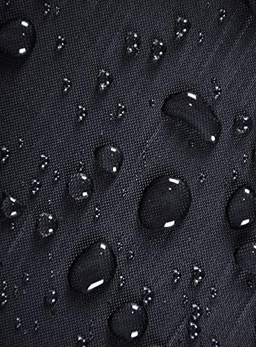 Tissu noir de housse pour fauteuil suspendu imperméable et anti UV