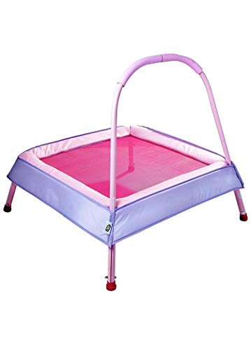 Trampoline rose junior (poids max 25 kg) à partir de 3 ans